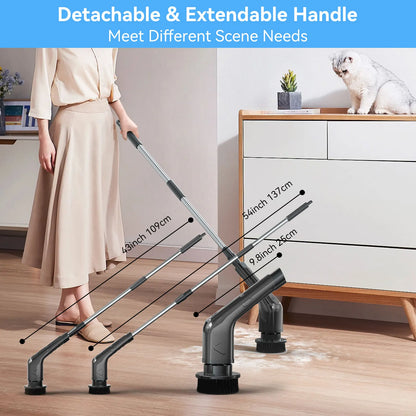Electric Spin Scrubber Cleaning Brush Bath Brushes Sponges Scrubbers Floor Scrubber Machine With Extension Handle Adaptive Brush
